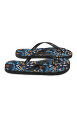 Turmeric-Chested Tropical Bird Flip-Flops - Objet D'Art