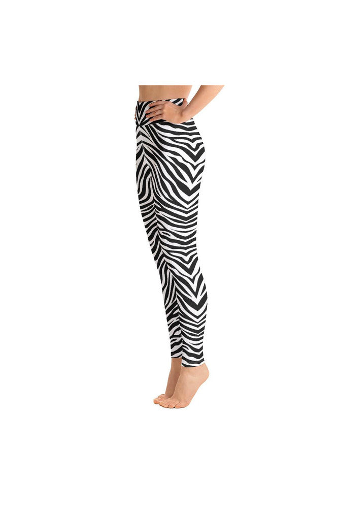Zebra Print Yoga Leggings - Objet D'Art