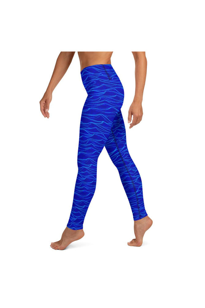 Become like water my friend Yoga Leggings - Objet D'Art
