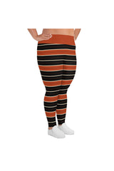 Lucky Stripes Plus Size Leggings - Objet D'Art
