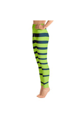 Lime Zebra Yoga Leggings - Objet D'Art
