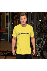 T-shirt unisexe à manches courtes avec logo Objet D'Art - Boutique en ligne Objet D'Art