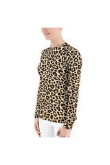 Leopard Print Women's Rash Guard - Objet D'Art