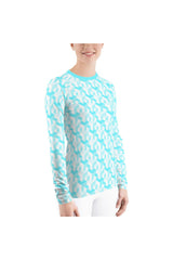 Geo Metro Women's Rash Guard - Objet D'Art