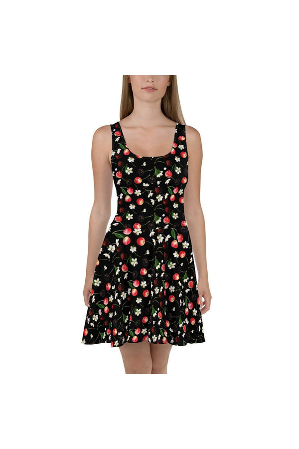 Cherry Nice Skater Dress - Objet D'Art