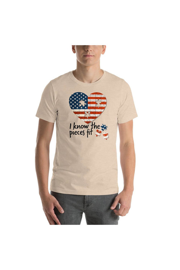 American Puzzle Short-Sleeve Unisex T-Shirt - Objet D'Art