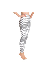 White Honeycomb Yoga Leggings - Objet D'Art