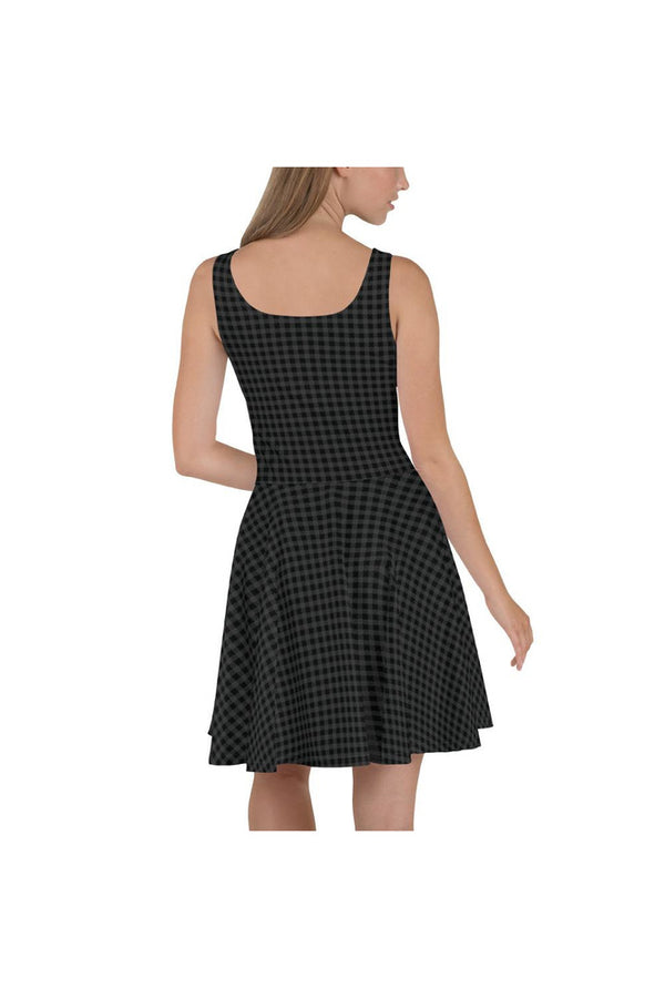 Checkered Passion Skater Dress - Objet D'Art