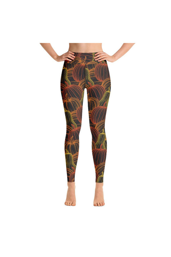 Autumn Harvest Yoga Leggings - Objet D'Art