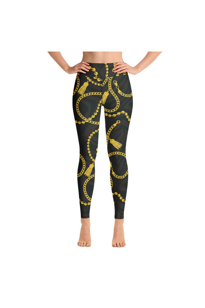 Gold Chain Yoga Leggings - Objet D'Art