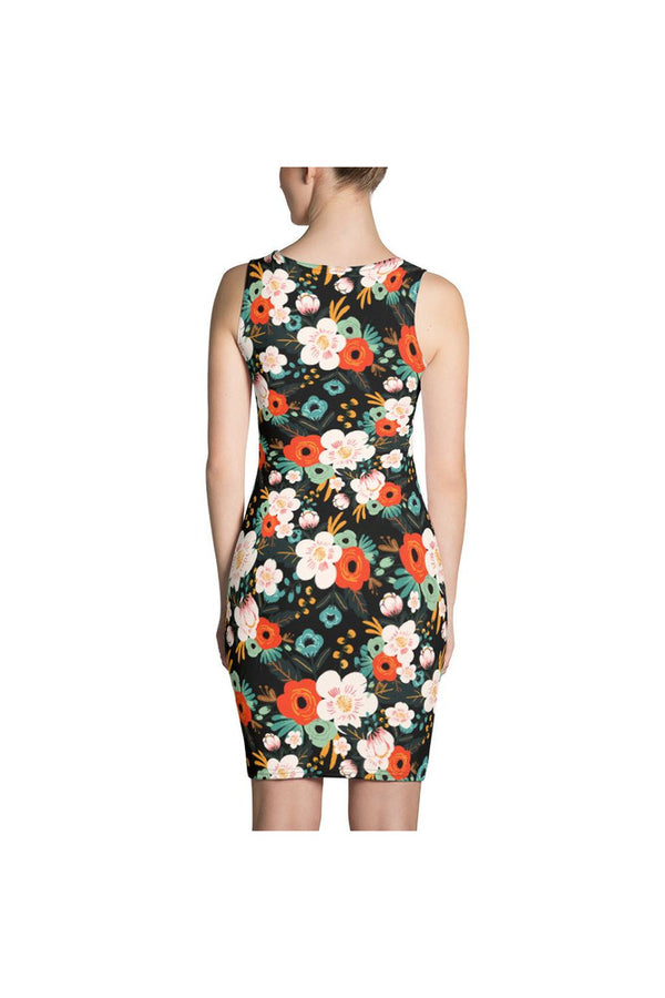 Floral Flex Sublimation Dress - Objet D'Art
