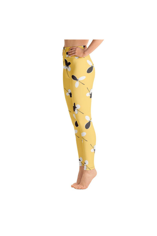 Golden Meadow Yoga Leggings - Objet D'Art