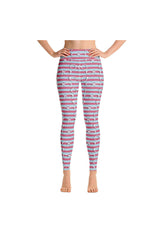 So Anaglyphically Cool Yoga Leggings - Objet D'Art