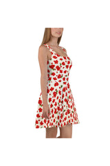 Wheat Cherry Skater Dress - Objet D'Art
