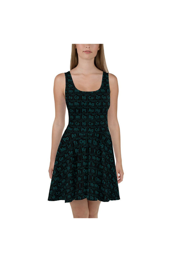 Jade & Black Skater Dress - Objet D'Art