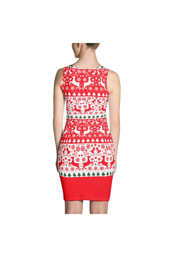 Wintry Wonder Sublimation Cut & Sew Dress - Objet D'Art