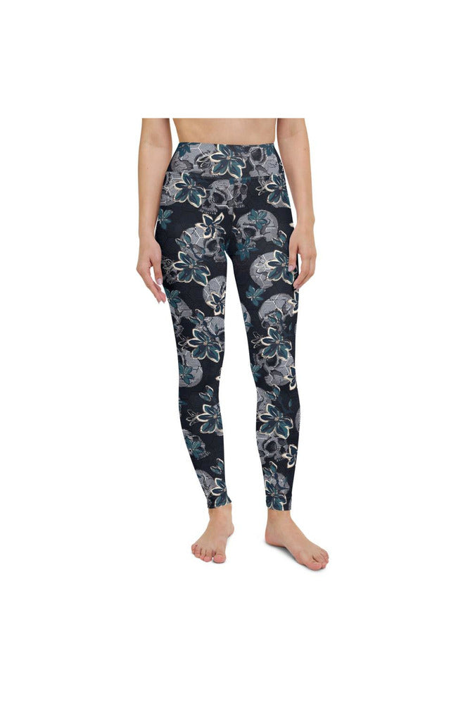 Skull Garden Yoga Leggings - Objet D'Art