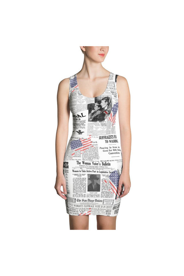 Women's Suffrage Sublimation Cut & Sew Dress - Objet D'Art