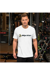 T-shirt unisexe à manches courtes avec logo Objet D'Art - Boutique en ligne Objet D'Art