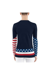 America First Women's Rash Guard - Objet D'Art