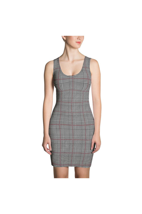 Houndstooth Sublimation Dress - Objet D'Art