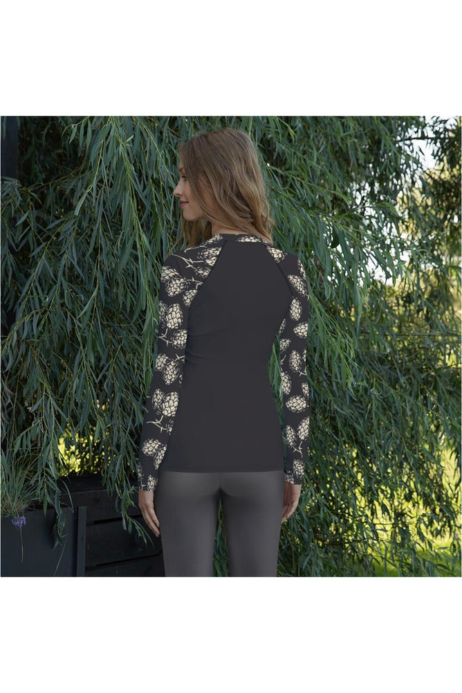 Pine Cone Women's Rash Guard - Objet D'Art