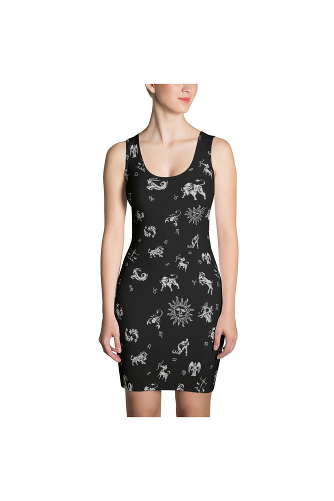 Zodiac Signs and Symbols Sublimation Cut & Sew Dress - Objet D'Art