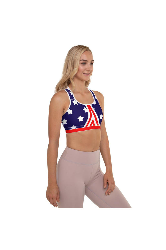 American Patriot Padded Sports Bra - Objet D'Art