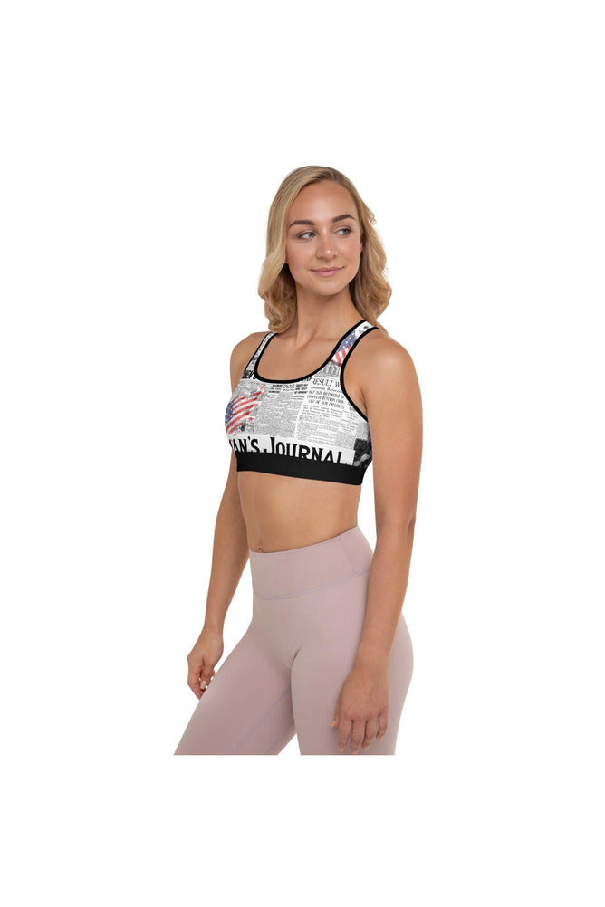 Women's Suffrage Padded Sports Bra - Objet D'Art