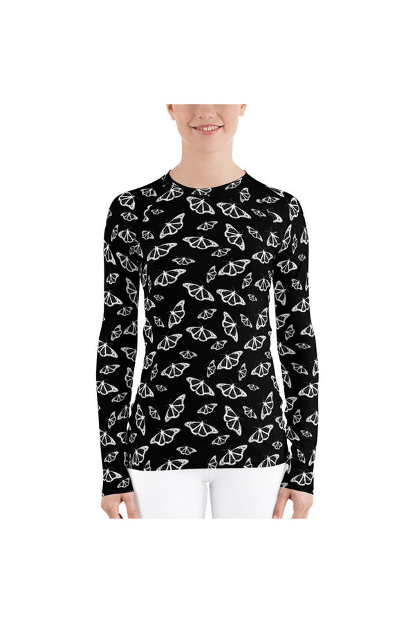 Monarch Butterflies Women's Rash Guard - Objet D'Art