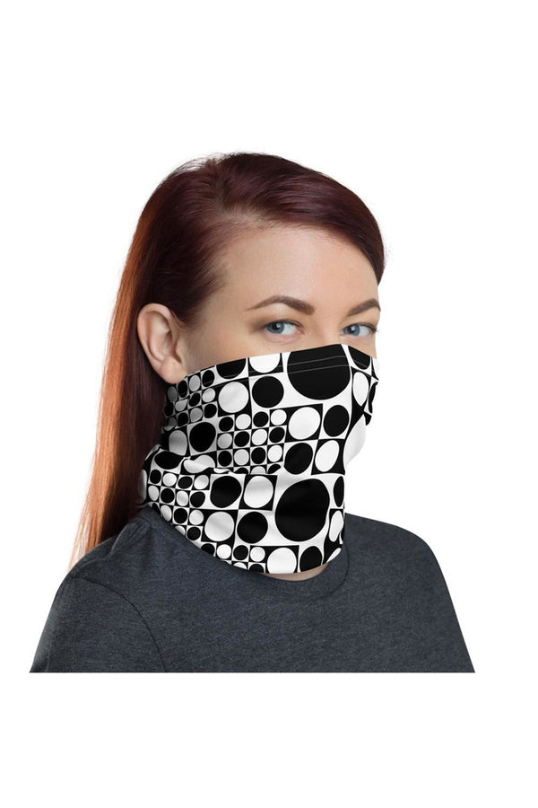 Black & White Spots Neck gaiter - Objet D'Art