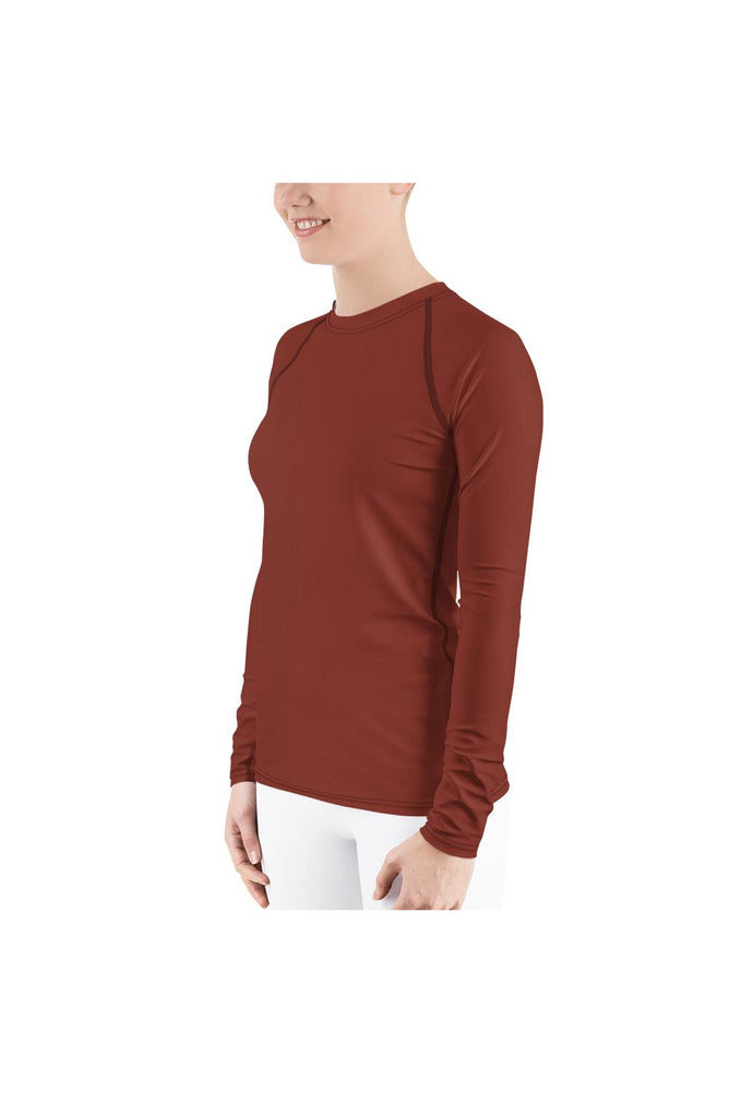 Rust Women's Rash Guard - Objet D'Art