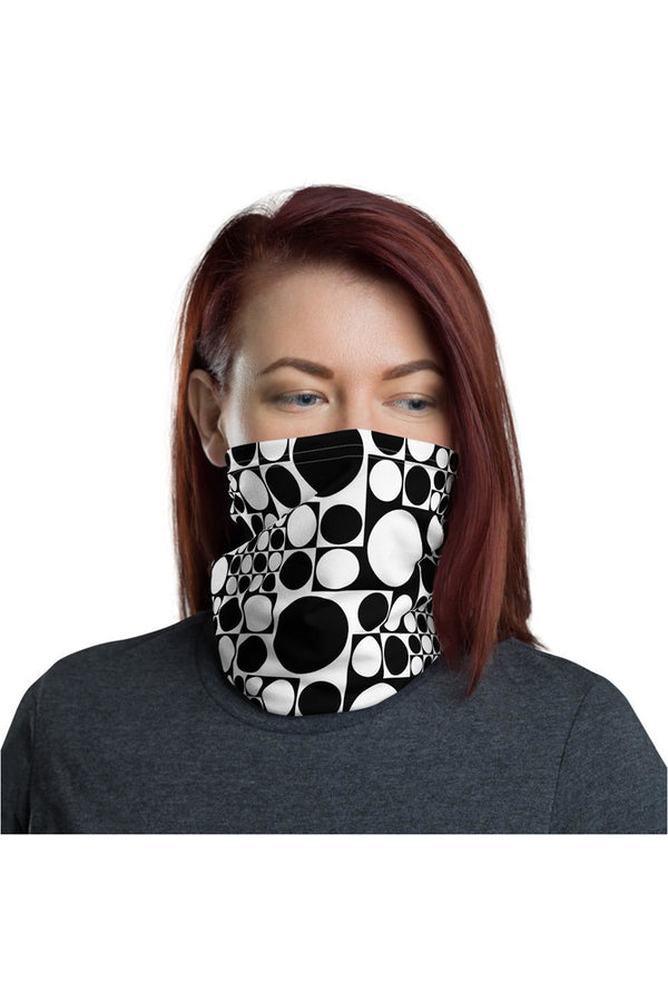 Black & White Spots Neck gaiter - Objet D'Art