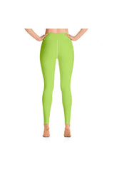 Lime Green Yoga Leggings - Objet D'Art