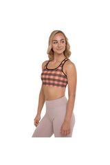 Plaid Bare Padded Sports Bra - Objet D'Art