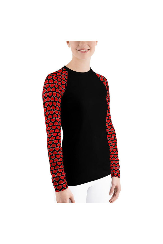 Hearts Women's Rash Guard - Objet D'Art