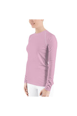 Pressed Rose Women's Rash Guard - Objet D'Art