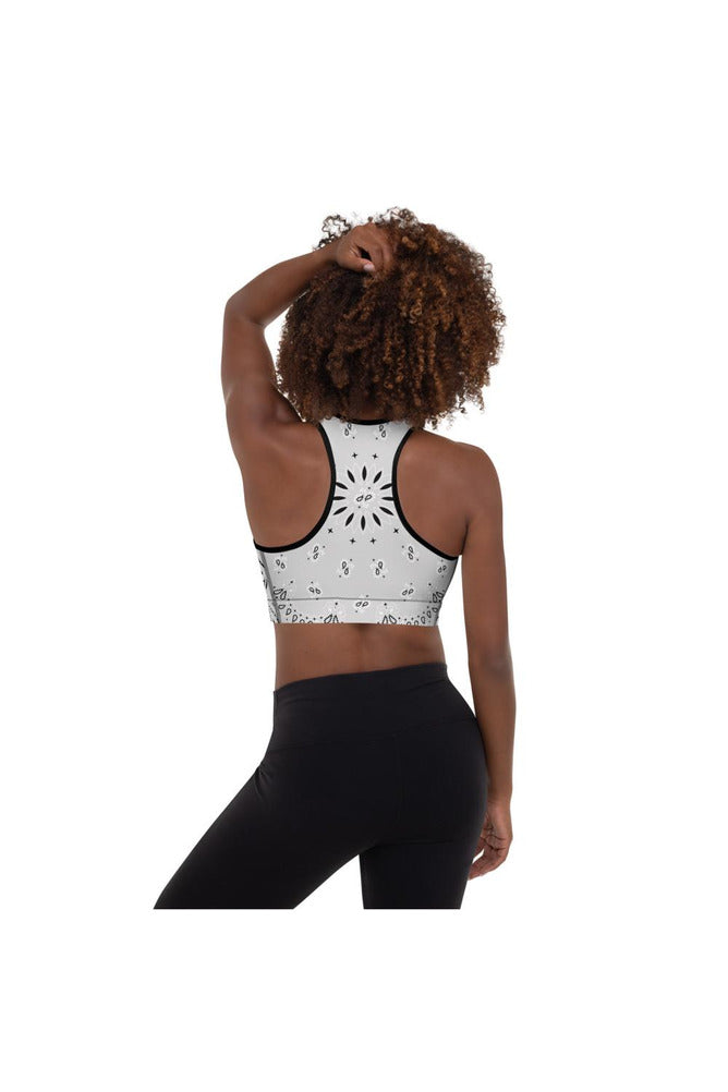 Classic Bandana Padded Sports Bra - Objet D'Art