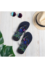 Peacock Flip-Flops - Objet D'Art