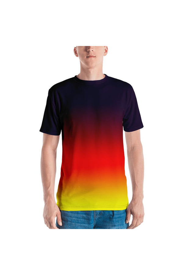 Ombré Plum to Cherry to Lemon Men's T-shirt - Objet D'Art