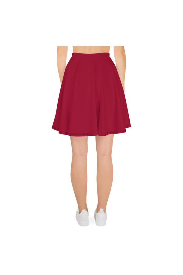 Jester Red Skater Skirt - Objet D'Art