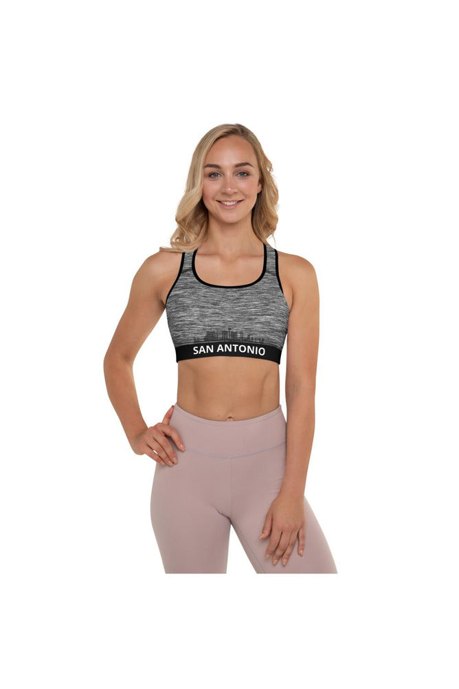 San Antonio Skyline Padded Sports Bra - Objet D'Art