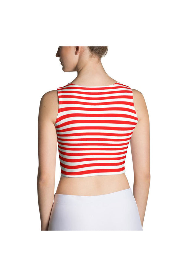 Patriotic Stripes Crop Top - Objet D'Art