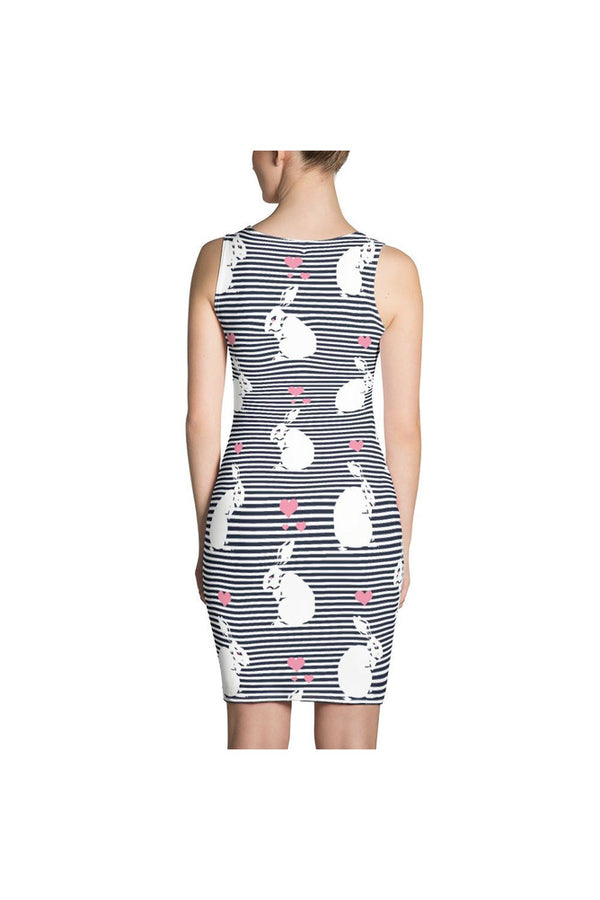 White Rabbit Sublimation Cut & Sew Dress - Objet D'Art