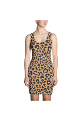 Leopard Print Sublimation Dress - Objet D'Art
