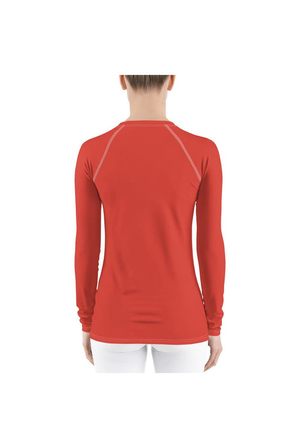 Rouge Women's Rash Guard - Objet D'Art