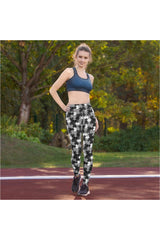 Puzzled Yoga Leggings - Objet D'Art