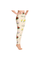 Floral Yoga Leggings - Objet D'Art