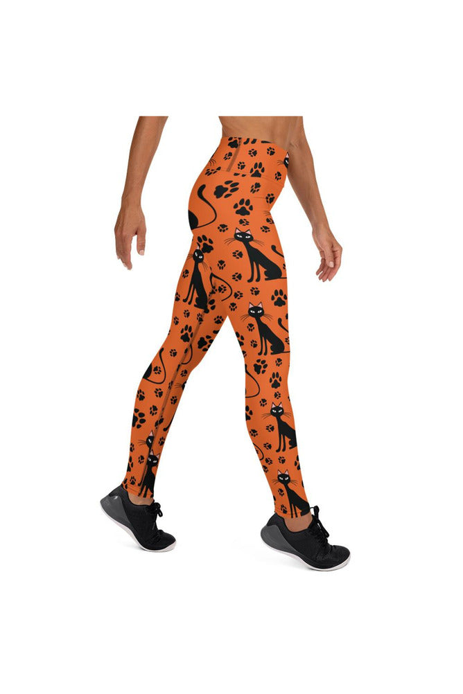 Cat Walk Yoga Leggings - Objet D'Art