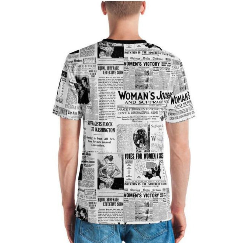 Celebrating Women's Suffrage Men's T-shirt - Objet D'Art